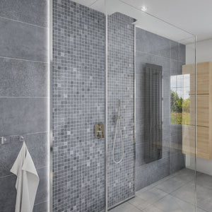 Large Premium Mosaic Blue Shower Panel 1.0m x 2.4m-Shower Panel-Decor Walls & Flooring