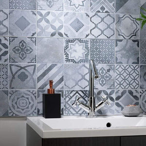 Dumawall Plus Vinta | Solid Core Bathroom Wall Tile | 8 Pack