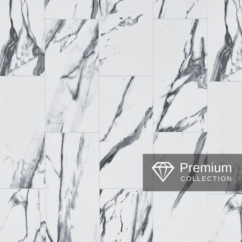Large Premium Grey Onyx Shower Panel 1.0m x 2.4m
