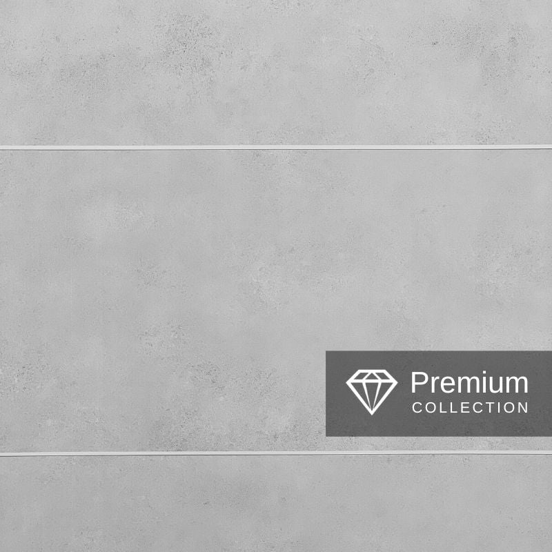 Large Premium Metropolitan Tile Grey Stone Shower Panel 1.0m x 2.4m
