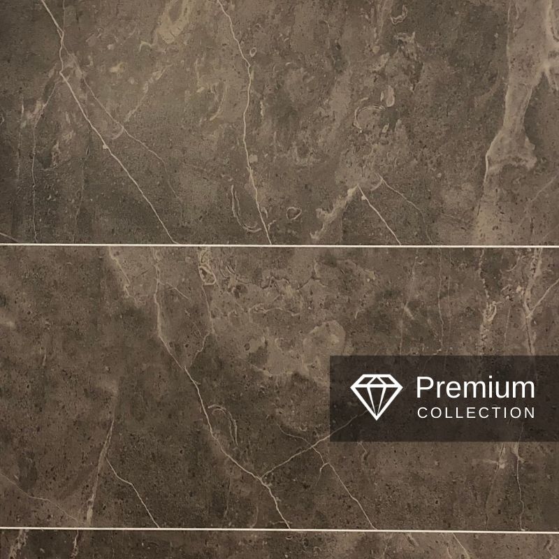 Large Premium Tile Bronze Shower Panel 1.0m x 2.4m