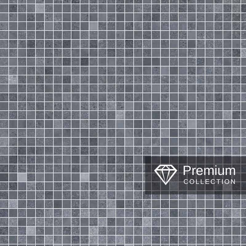 Large Premium Mosaic Blue Shower Panel 1.0m x 2.4m-Shower Panel-Decor Walls & Flooring