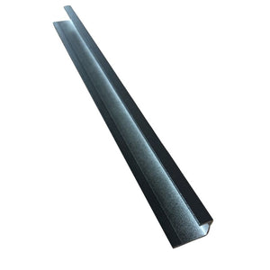 Aluminium End Cap Square Anthracite (10mm Depth)