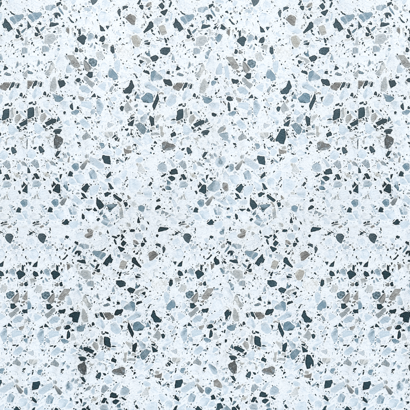 Large Premium Blue Terrazzo Sample