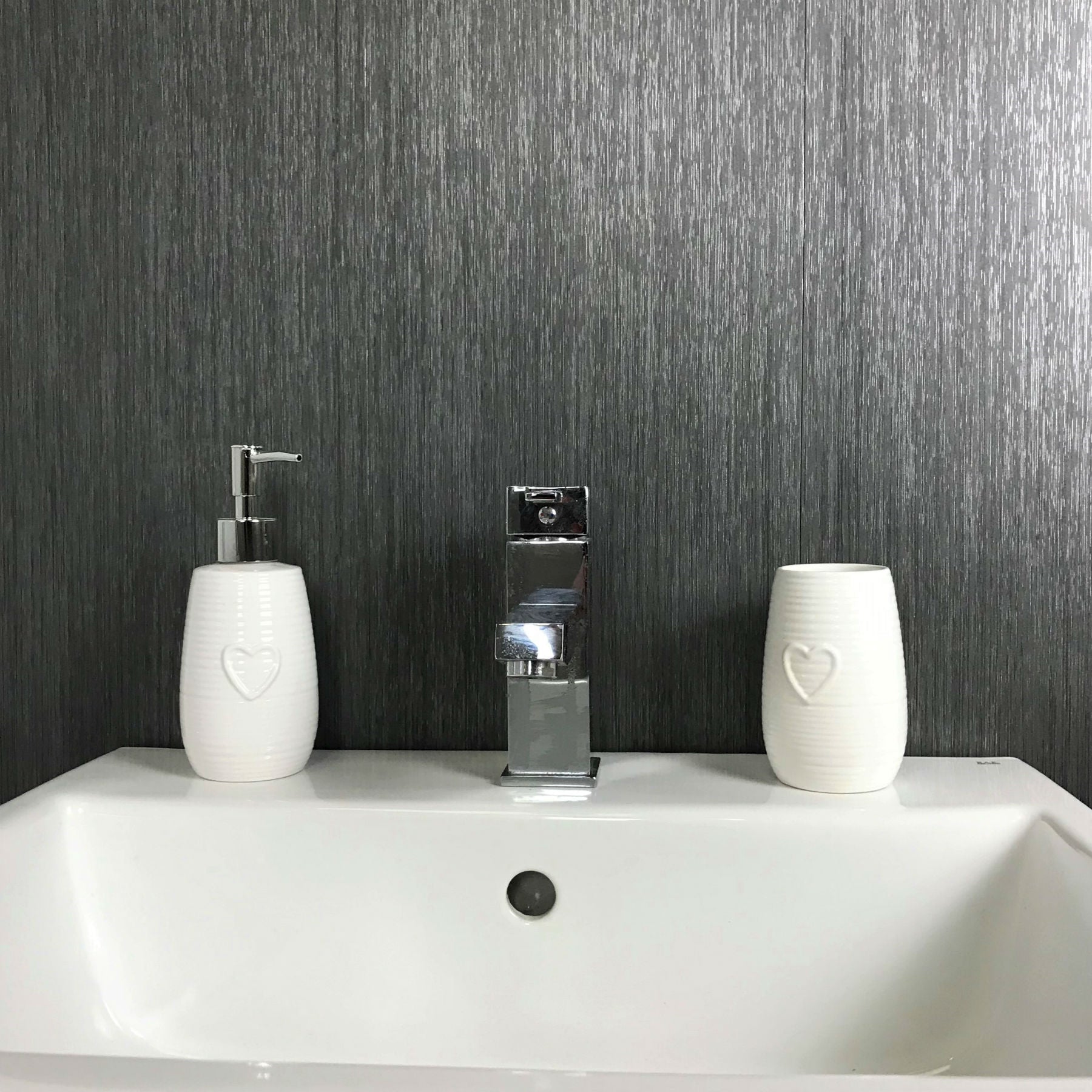 Abstract Brushed Black-Decor Walls & Flooring