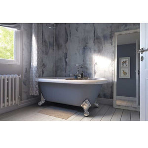 Nautical Wood-ShowerWall-Decor Walls & Flooring