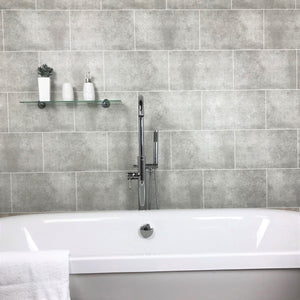 Stone Grey Tile Effect-Decor Walls & Flooring