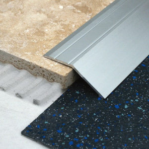 Self Adhesive Ramp - Matt Silver 43 x 10mm - 0.9m)