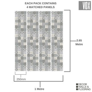 Vox Vilo Motivo Modern Patchwork | 4 Pack