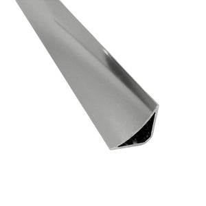 Aluminium Scotia Coving | Bright Silver