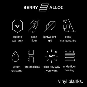 Authentic Oak Light Grey Vinyl Planks Flooring | BerryAlloc® Pure 2.164m² Pack