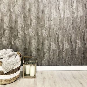 Brushed Silver Grey-Decor Walls & Flooring