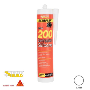 Clear Silicone '200 Contractors'-Decor Walls & Flooring