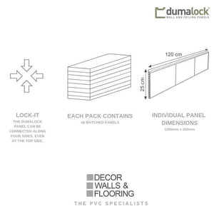 Dumalock 2 Tile Stone Dark Concrete-Decor Walls & Flooring