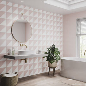 Grafito Tile Blush | ShowerWall