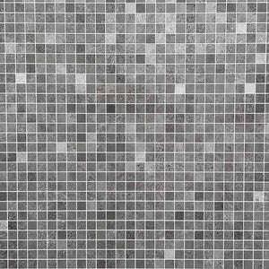 Large Premium Mosaic Graphite Shower Panel 1.0m x 2.4m