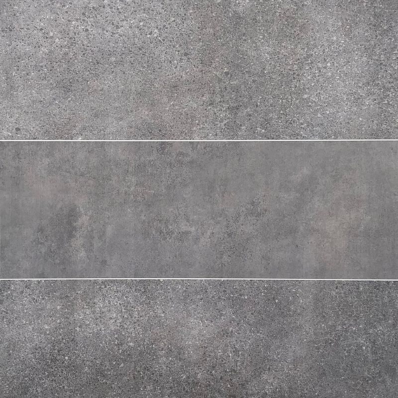 Premium Midnight Stone Graphite Shower Panel Sample