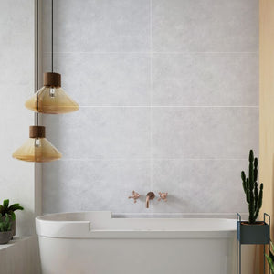 Large Premium Metropolitan Tile Grey Stone Shower Panel 1.0m x 2.4m