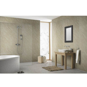 Ivory Marble-ShowerWall-Decor Walls & Flooring
