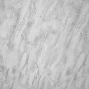 Light Grey Marble Gloss Shower Panel 600mm Sample