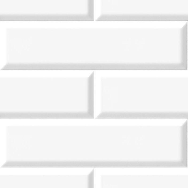 Premium London White Tile Shower Panel Sample