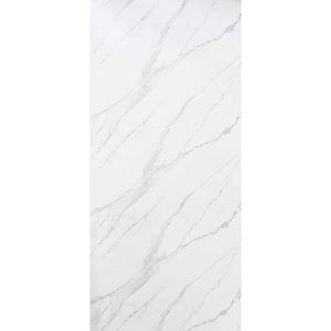 Large Premium Ultra Matt Carrara Marble Shower Panel 1.0m x 2.4m