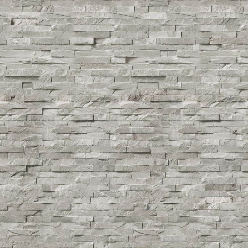 Large Premium Natural Stone Light Grey Shower Panel Sample