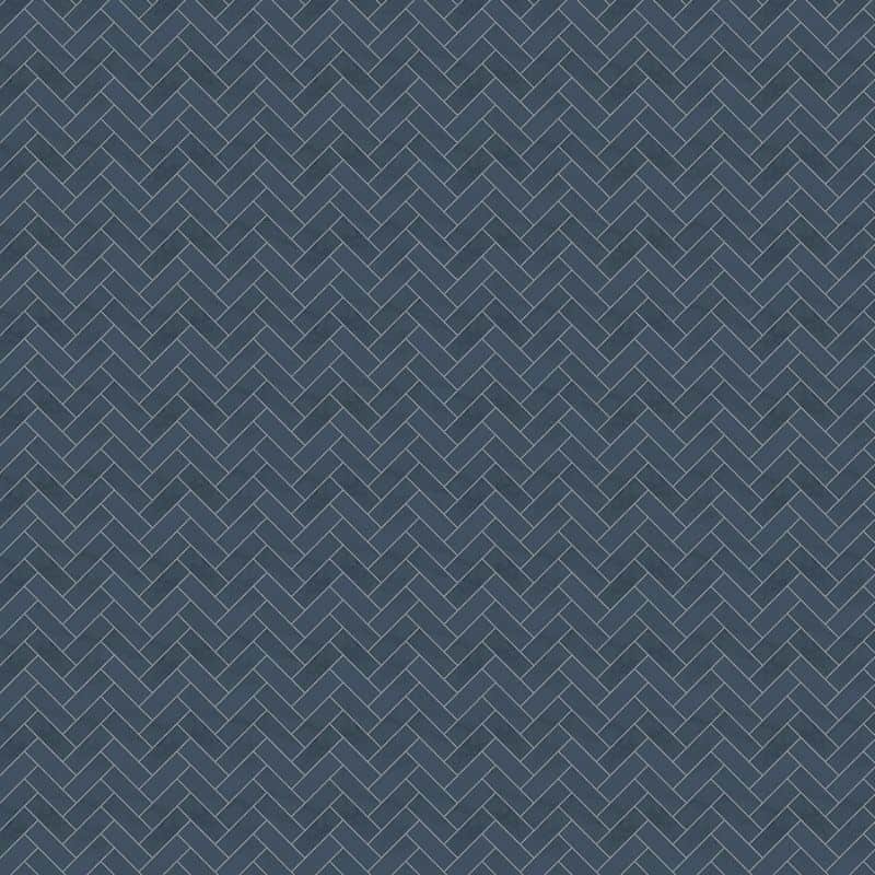 Navy Herringbone | ShowerWall