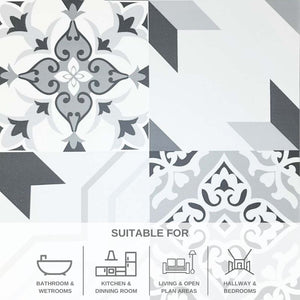 Pittenweem Victorian Tile SPC Flooring 2.047m² Pack | 11 Tiles