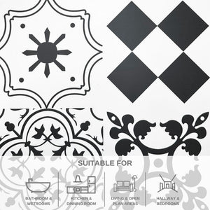 Plockton Victorian Tile SPC Flooring 2.047m² Pack | 11 Tiles