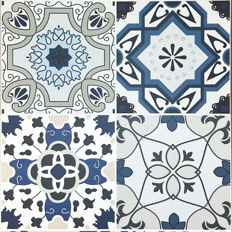 Portree Victorian Tile SPC Flooring Sample