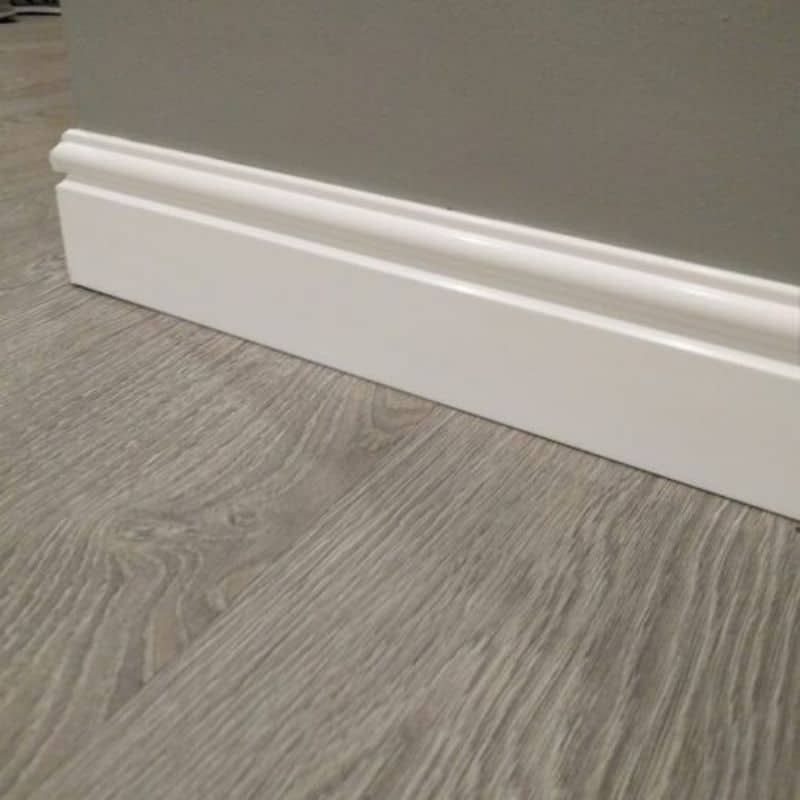 PVC Skirting Board 95mm  x 2.5 | 2 Pack