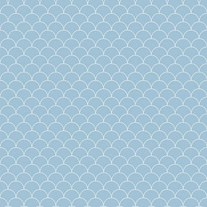 Scallop Blue | ShowerWall