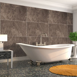 Large Premium Tile Bronze Shower Panel 1.0m x 2.4m