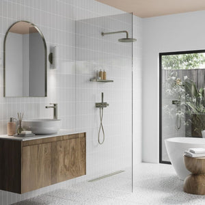 Vertical Tile Grey | ShowerWall