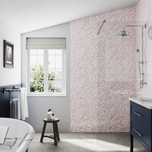 Victorian Floral Blush | ShowerWall