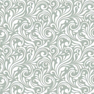 Victorian Floral Sage | ShowerWall