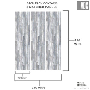 Vox Vilo Motivo Modern Blue Plank | 3 Pack