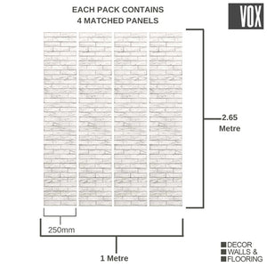 Vox Vilo Motivo Modern Loft Brick | 4 Pack