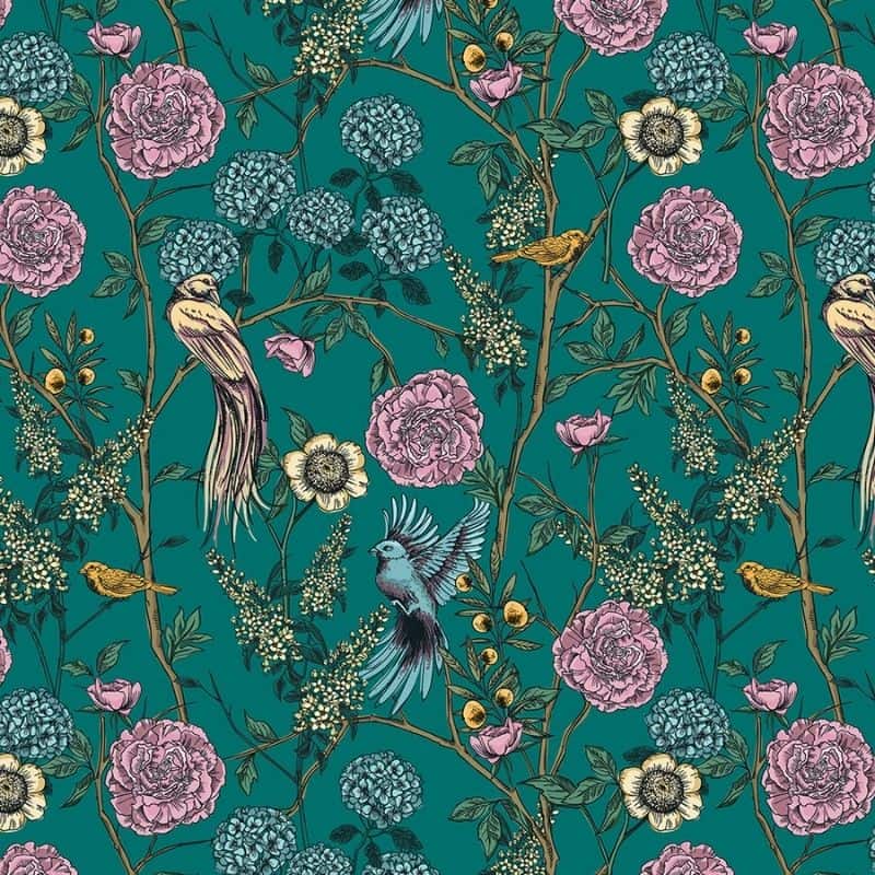 Vintage Birds | ShowerWall