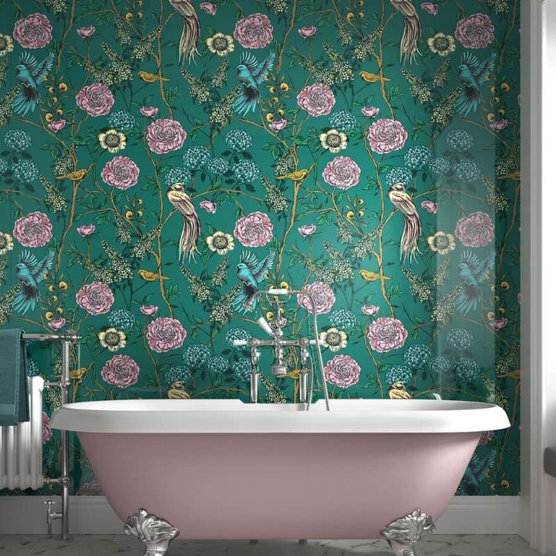 Vintage Birds | ShowerWall