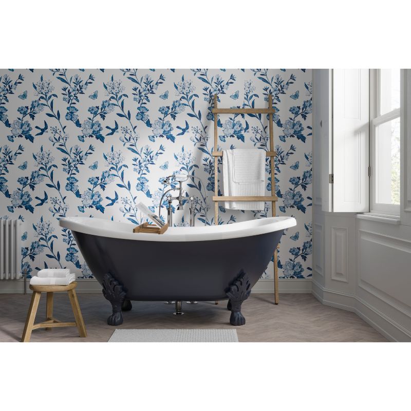 Vintage China Blue | ShowerWall