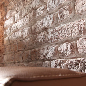 British Brick Old White Panel Stone