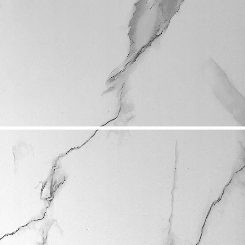 White Carrara Marble Tile Effect Sample